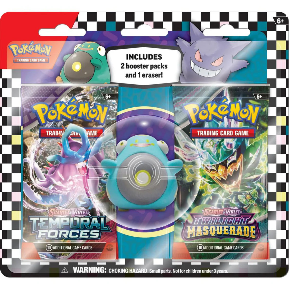 2 Booster Packs & Bellibolt Eraser