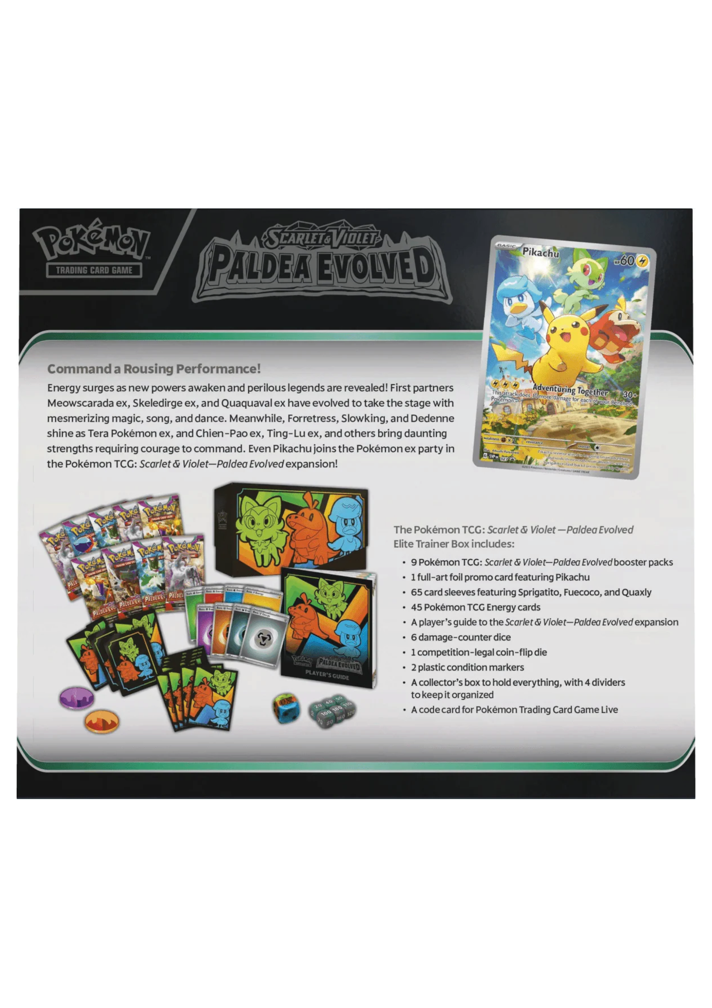 Paldea Evolved Elite Trainer Box